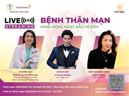 BỆNH THẬN MẠN - HÀNH ĐỘNG NGAY, BẢO VỆ SỚM