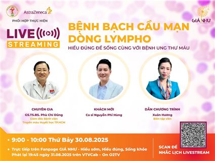 UNG THƯ MÁU - BẠCH CẦU MẠN DÒNG LYMPHO