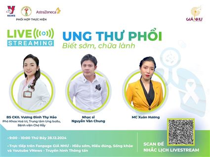 UNG THƯ PHỔI: BIẾT SỚM, CHỮA LÀNH